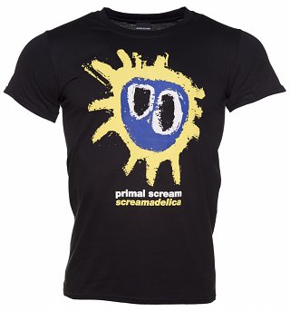 Men's Black Primal Scream Screamadelica T-Shirt Men's Black Primal Scream Screamadelica T-Shirt