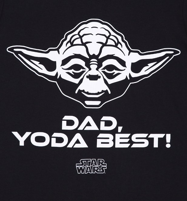 Download TS_Mens_Black_Star_Wars_Dad_Yoda_Best_T_Shirt_12_99_Print ...