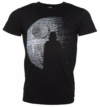 Men's Black Star Wars Darth Vader Death Star T-Shirt Men's Black Star Wars Darth Vader Death Star T-Shirt