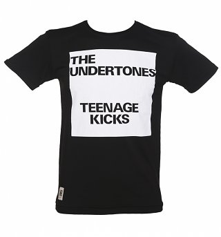 Men's Black Teenage Kicks Undertones T-Shirt from Worn By Men's Black Teenage Kicks Undertones T-Shirt from Worn By