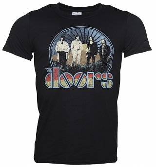 Men's Black Vintage Doors T-Shirt Men's Black Vintage Doors T-Shirt