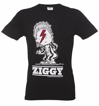 Men's Black Ziggy Mash Up T-Shirt from Chunk Men's Black Ziggy Mash Up T-Shirt from Chunk