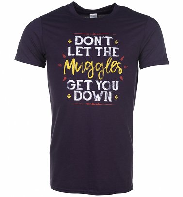 Men's Blackberry Don't Let The Muggles Get You Down Harry Potter T-Shirt Men's Blackberry Don't Let The Muggles Get You Down Harry Potter T-Shirt