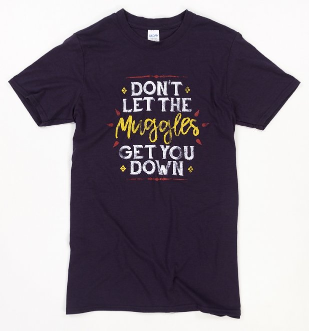 Men's Blackberry Don't Let The Muggles Get You Down Harry Potter T-Shirt Men's Blackberry Don't Let The Muggles Get You Down Harry Potter T-Shirt
