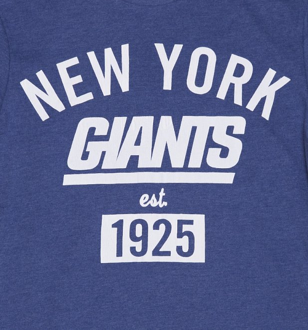 Men's Blue Marl New York Giants NFL T-Shirt Men's Blue Marl New York Giants NFL T-Shirt