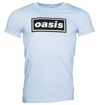 Blaue Oase Logo T-Shirt f�r M�nner
