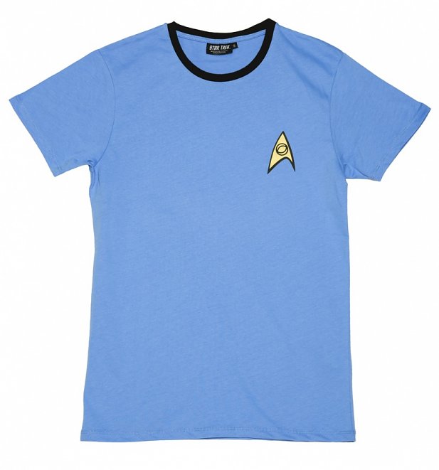 Men's Blue Spock Star Trek Costume T-Shirt Men's Blue Spock Star Trek Costume T-Shirt