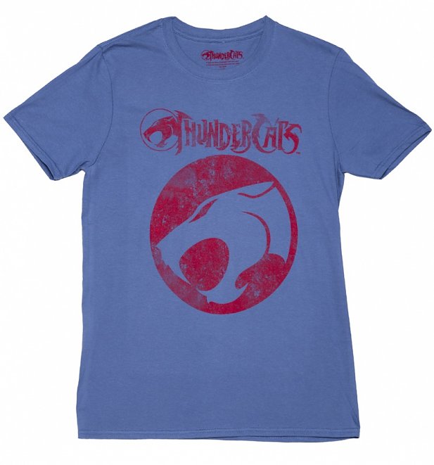Men's Blue Thundercats Logo T-Shirt Men's Blue Thundercats Logo T-Shirt