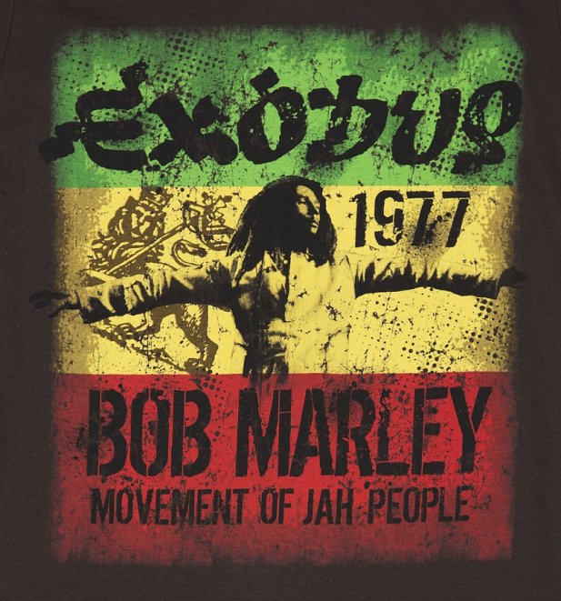 Men's Brown Bob Marley Exodus T-Shirt