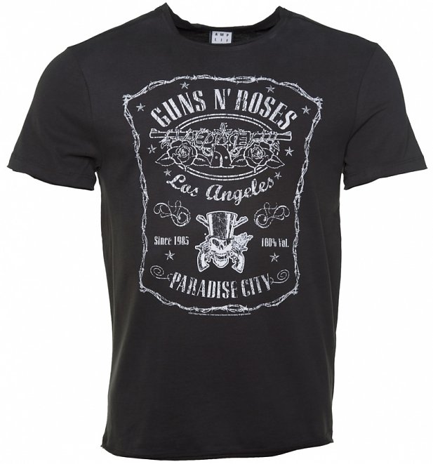 Men's Charcoal Guns N' Roses L.A Paradise City T-Shirt from Amplified Men's Charcoal Guns N' Roses L.A Paradise City T-Shirt from Amplified