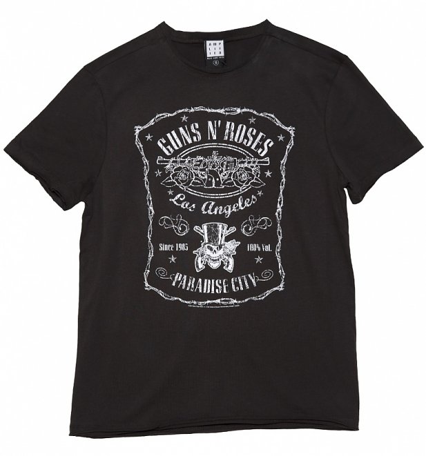 Men's Charcoal Guns N' Roses L.A Paradise City T-Shirt from Amplified Men's Charcoal Guns N' Roses L.A Paradise City T-Shirt from Amplified