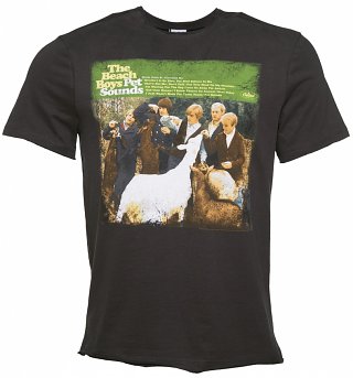 Men's Charcoal The Beach Boys Pet Sounds T-Shirt from Amplified Men's Charcoal The Beach Boys Pet Sounds T-Shirt from Amplified
