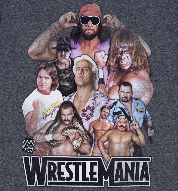 WWE WrestleMania Legends T-Shirt - The Shirt List WWE WrestleMania Legends T-Shirt - The Shirt List