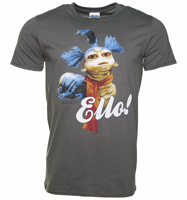 Men's Charcoal Worm Ello Labyrinth T-Shirt Men's Charcoal Worm Ello Labyrinth T-Shirt