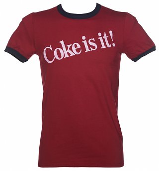 Men's Coke Is It! Ringer T-Shirt Men's Coke Is It! Ringer T-Shirt