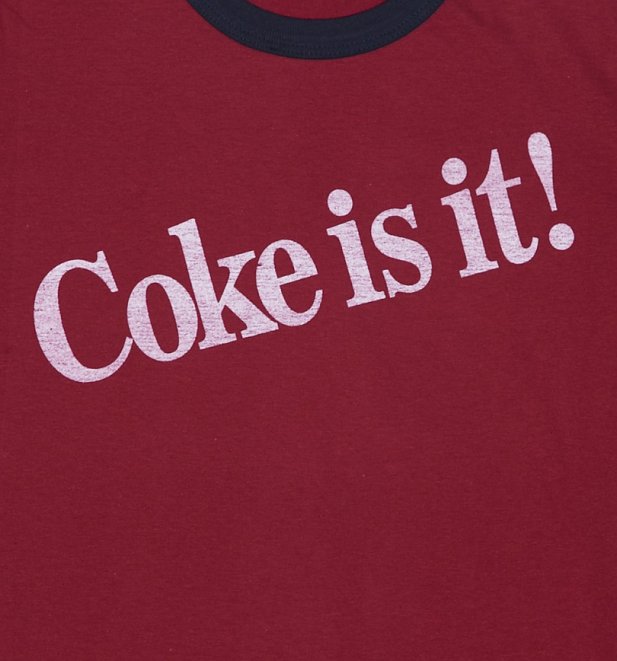 Men's Coke Is It! Ringer T-Shirt Men's Coke Is It! Ringer T-Shirt