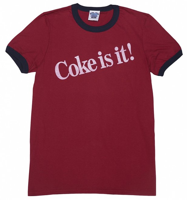 Men's Coke Is It! Ringer T-Shirt