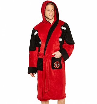 Men's Deadpool Dressing Gown Men's Deadpool Dressing Gown