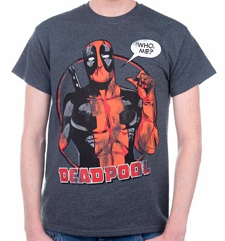 Men's Deadpool Who Me T-Shirt Men's Deadpool Who Me T-Shirt