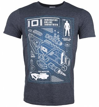 Men's Exclusive Ready Player One Rifle Profile T-Shirt Men's Exclusive Ready Player One Rifle Profile T-Shirt