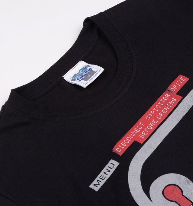 Men's Flux Capacitor Black T-Shirt Men's Flux Capacitor Black T-Shirt
