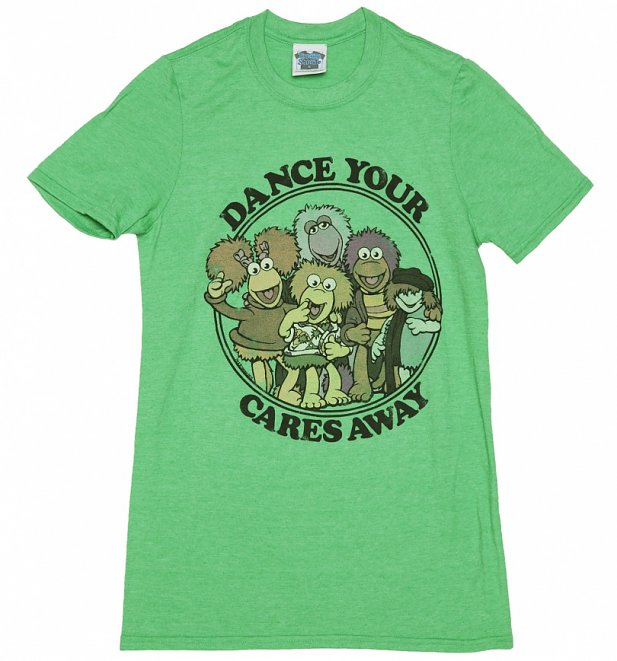 Men's Fraggle Rock Dance Your Cares Away T-Shirt Men's Fraggle Rock Dance Your Cares Away T-Shirt