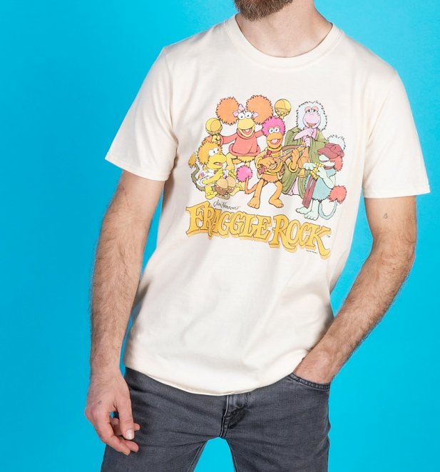 Men's Fraggle Rock Group Natural T-Shirt Men's Fraggle Rock Group Natural T-Shirt