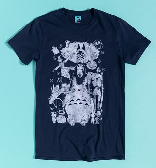 Ghibli Gang Navy T-Shirt