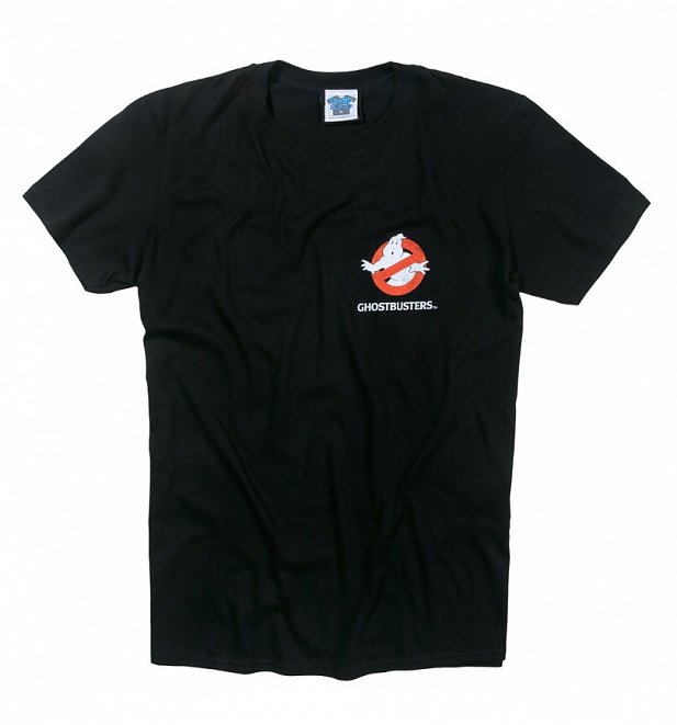 Men's Ghostbusters Who Ya Gonna Call Black T-Shirt Men's Ghostbusters Who Ya Gonna Call Black T-Shirt
