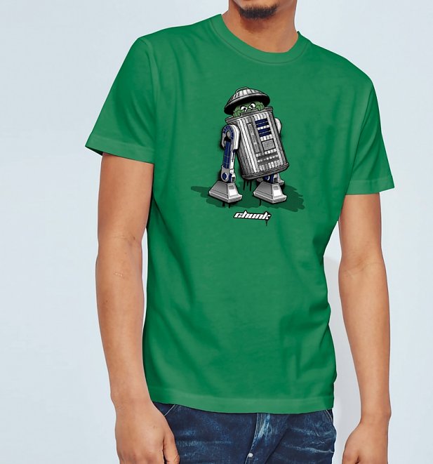 Men's Green Trash Can Droid T-Shirt from Chunk Men's Green Trash Can Droid T-Shirt from Chunk