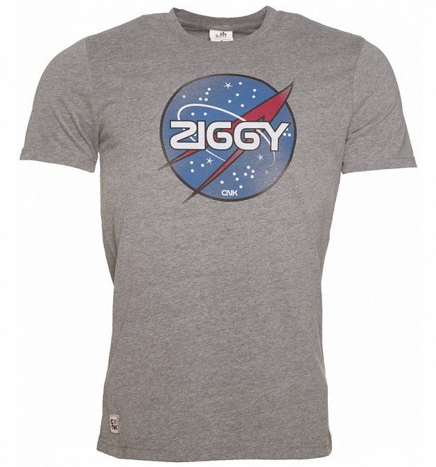 Men's Grey Ziggy T-Shirt from Chunk Men's Grey Ziggy T-Shirt from Chunk