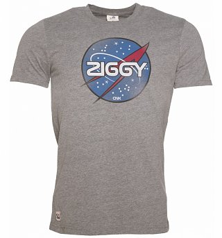 Men's Grey Ziggy T-Shirt from Chunk Men's Grey Ziggy T-Shirt from Chunk