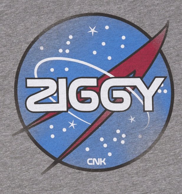 Men's Grey Ziggy T-Shirt from Chunk Men's Grey Ziggy T-Shirt from Chunk