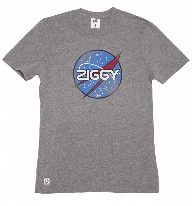 Men's Grey Ziggy T-Shirt from Chunk Men's Grey Ziggy T-Shirt from Chunk