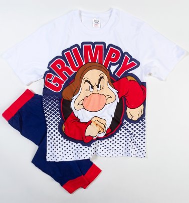 Men's Grumpy Face Seven Dwarfs Pyjamas Men's Grumpy Face Seven Dwarfs Pyjamas