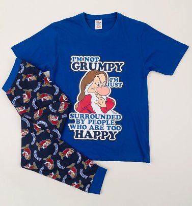 Men's Grumpy Seven Dwarfs Pyjamas Men's Grumpy Seven Dwarfs Pyjamas