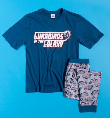 Men's Guardians Of The Galaxy Logo Marvel Pyjamas Men's Guardians Of The Galaxy Logo Marvel Pyjamas