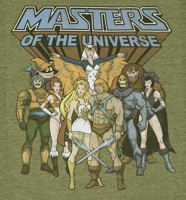 RE-PHOTOGRAPH, NEW COL - Men's He-Man and She-Ra Masters of the Universe T-Shirt RE-PHOTOGRAPH, NEW COL - Men's He-Man and She-Ra Masters of the Universe T-Shirt