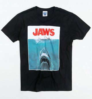 Men's Jaws Shark Black T-Shirt Men's Jaws Shark Black T-Shirt