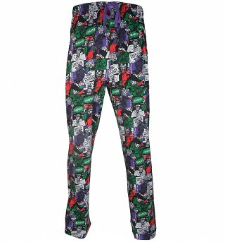 Men's Joker Collage Lounge Pants Men's Joker Collage Lounge Pants