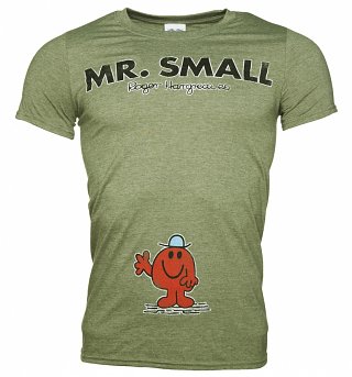 Men's Khaki Mr Small Mr Men T-Shirt Men's Khaki Mr Small Mr Men T-Shirt