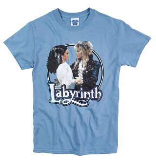 Men's Labyrinth Ballroom Dance Stone Blue T-Shirt Men's Labyrinth Ballroom Dance Stone Blue T-Shirt