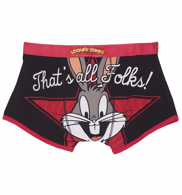 Men's Looney Tunes Bugs Bunny That's All Folks Boxer Shorts