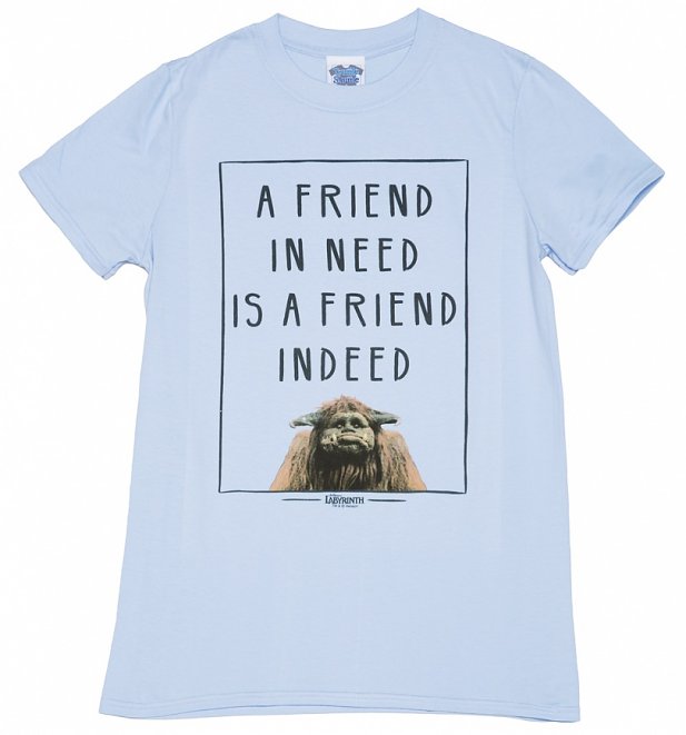 Men's Ludo A Friend In Need Labyrinth T-Shirt Men's Ludo A Friend In Need Labyrinth T-Shirt