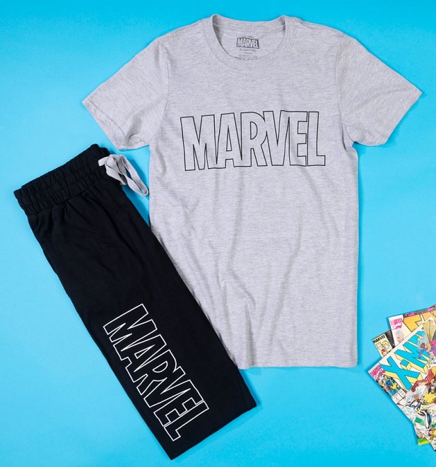 Marvel Outline Logo Pyjamas