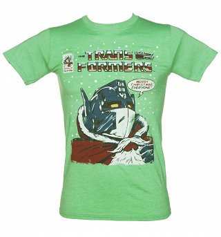Men's Merry Christmas Transformers T-Shirt Men's Merry Christmas Transformers T-Shirt