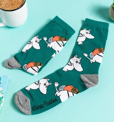 Men's Moomintroll Adventuring Moomin Socks Men's Moomintroll Adventuring Moomin Socks