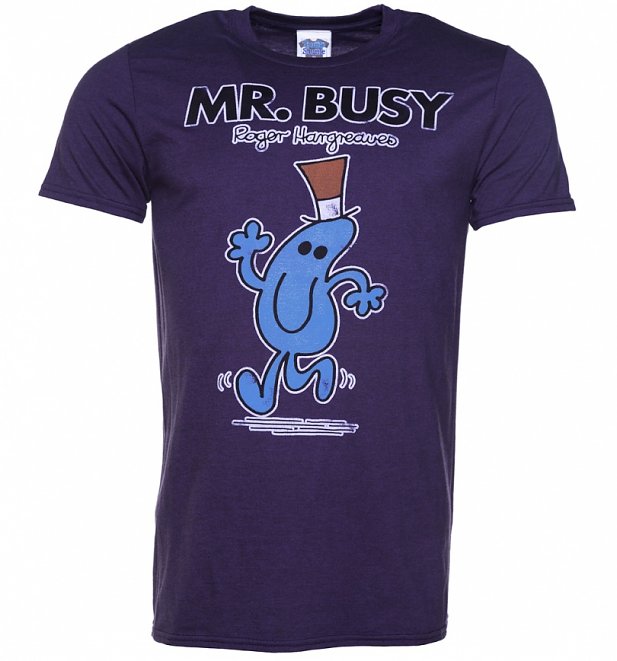 Men's Mr Busy Blackberry T-Shirt Men's Mr Busy Blackberry T-Shirt