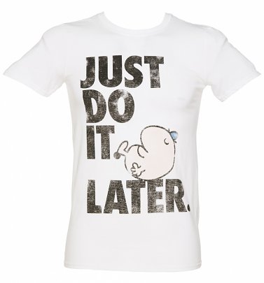 Men's Mr Lazy Just Do It Later T-Shirt Men's Mr Lazy Just Do It Later T-Shirt