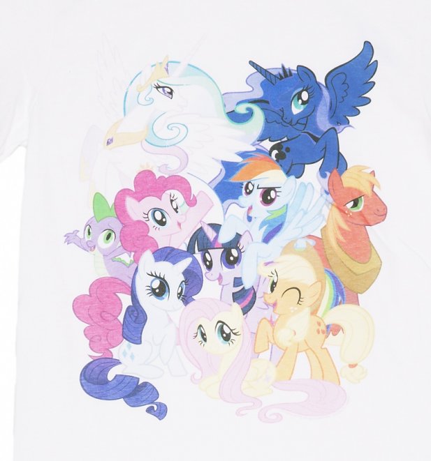 Men's My Little Pony Friendship Is Magic Burst T-Shirt Men's My Little Pony Friendship Is Magic Burst T-Shirt